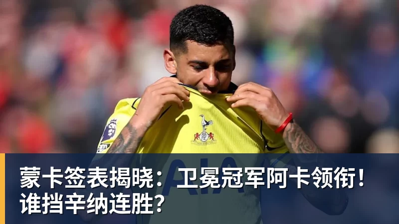蒙卡签表揭晓：卫冕冠军阿卡领衔！谁挡辛纳连胜？