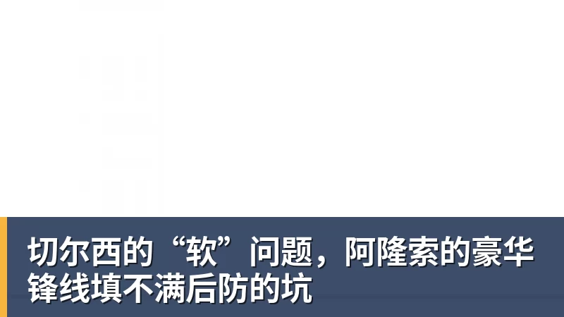 开云下注切尔西的“软”问题，阿隆索的豪华锋线填不满后防的坑